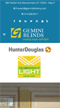 Mobile Screenshot of geminiblindsny.com